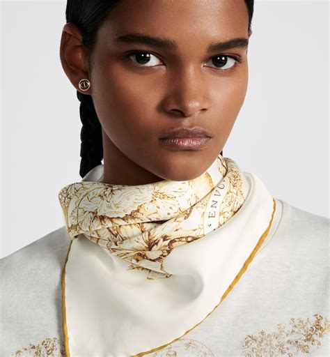 шелковый платок dior|Designer Silk Scarves & Mitzah for Women .